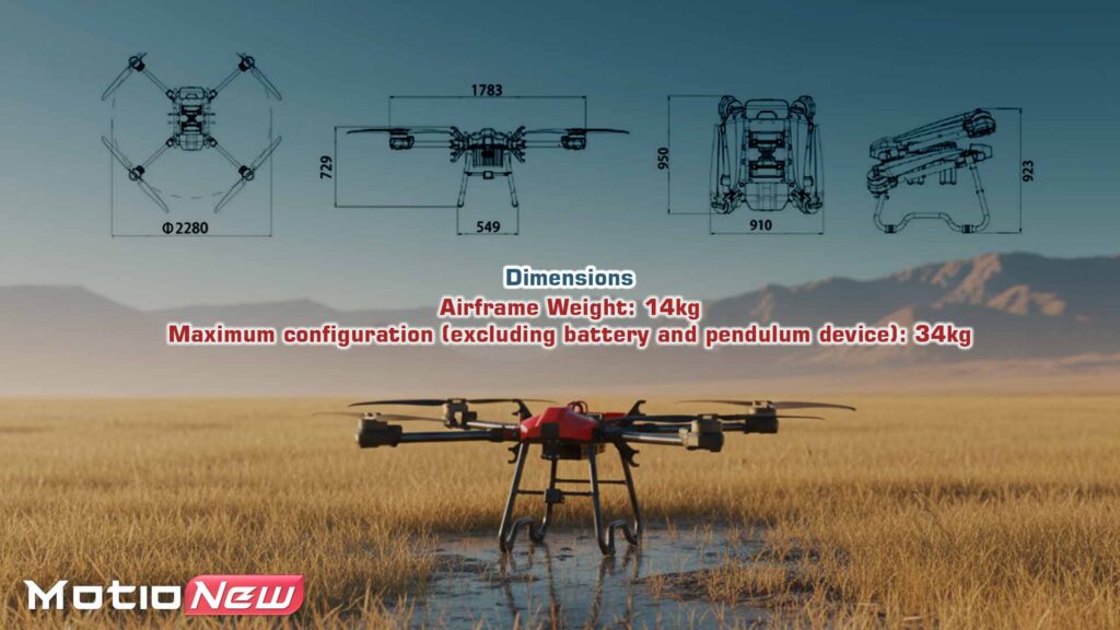 Mq50 drone dimensions