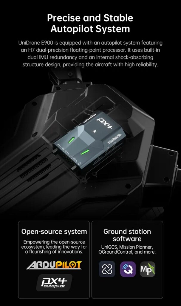 Unidrone e900 px4 autopilot system