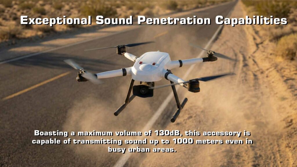 Exceptional sound penetration capabilities