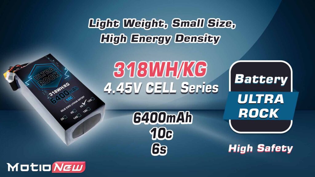 6400 6s. 1 - ultra hv battery 6s 6400mah 318wh/kg energy density 10c discharge rate - motionew - 1
