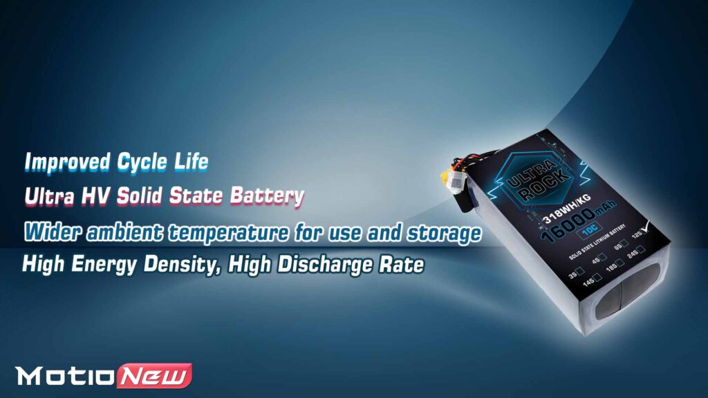 16000 12s. 3 - ultra hv battery 12s 16000mah 318wh/kg energy density 10c discharge rate - motionew - 3