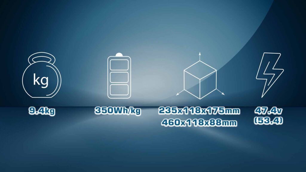 70000mah 12s 10c 350whkg. 2 - ultra hv battery 12s 70000mah 350wh/kg energy density 10c discharge rate - motionew - 2